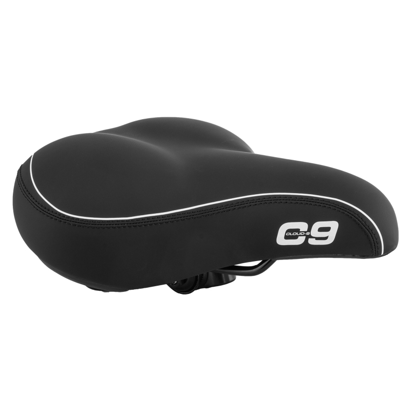 Cloud-9 Cruiser Select Cruiser Steel Select Foam Soft Touch Vinyl Elastomer Spring Black 11.25x9`