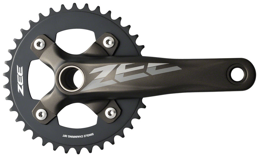 Shimano ZEE FC-M640 Crankset - 10-Speed 36t 104 BCD Hollowtech II Spindle Interface Includes Bottom Bracket BLK