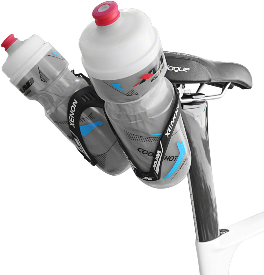 XLAB Mini Wing Saddle Mounted Dual Water Bottle Carrier System - Image 2