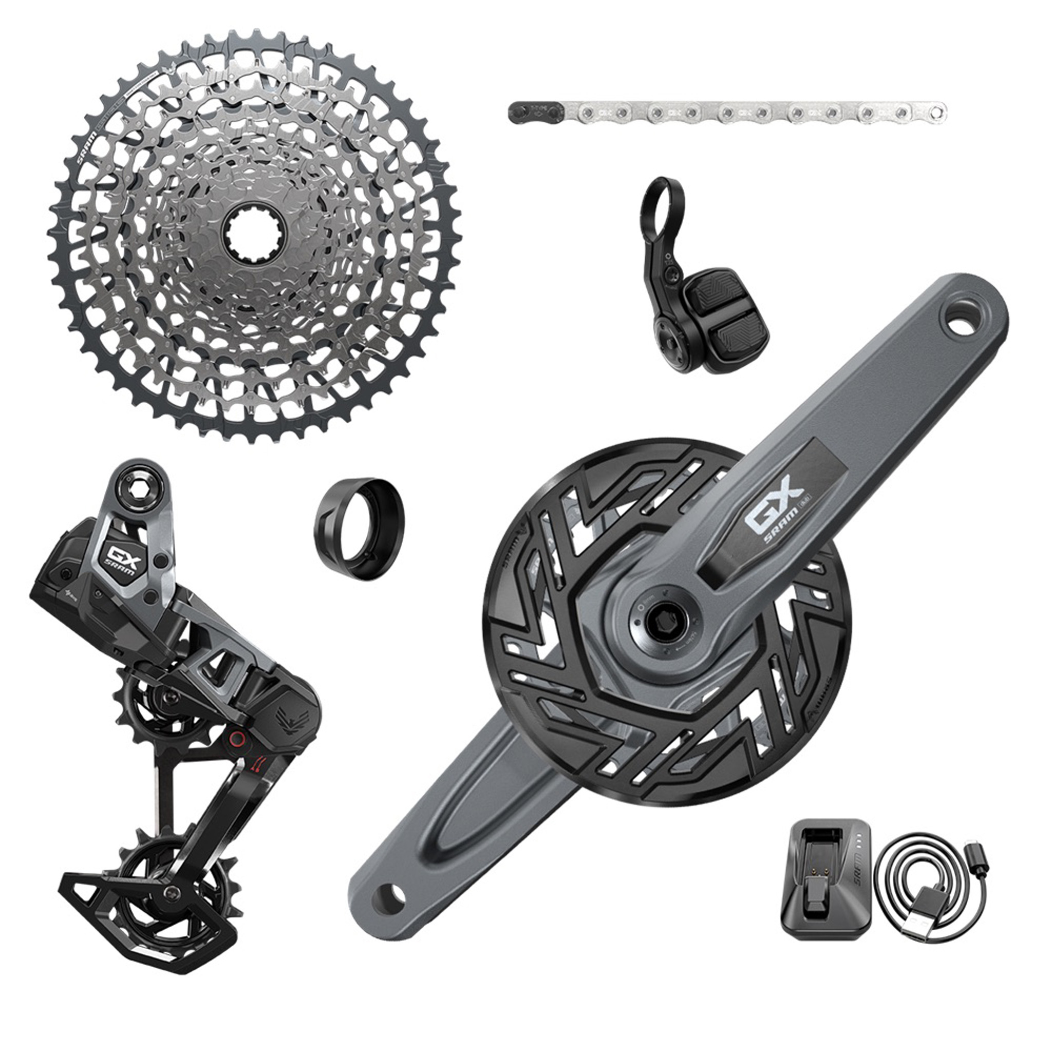 SRAM GX Eagle AXS T-Type BCD EMTB Group No Arms > SRAM GX Eagle AXS T-Type BCD EMTB Group No Arms >