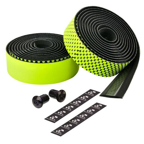 Ciclovation Advanced Leather Handlebar Tape Fusion Neon Yellow Ciclovation Advanced Leather Handlebar Tape Fusion Neon Yellow