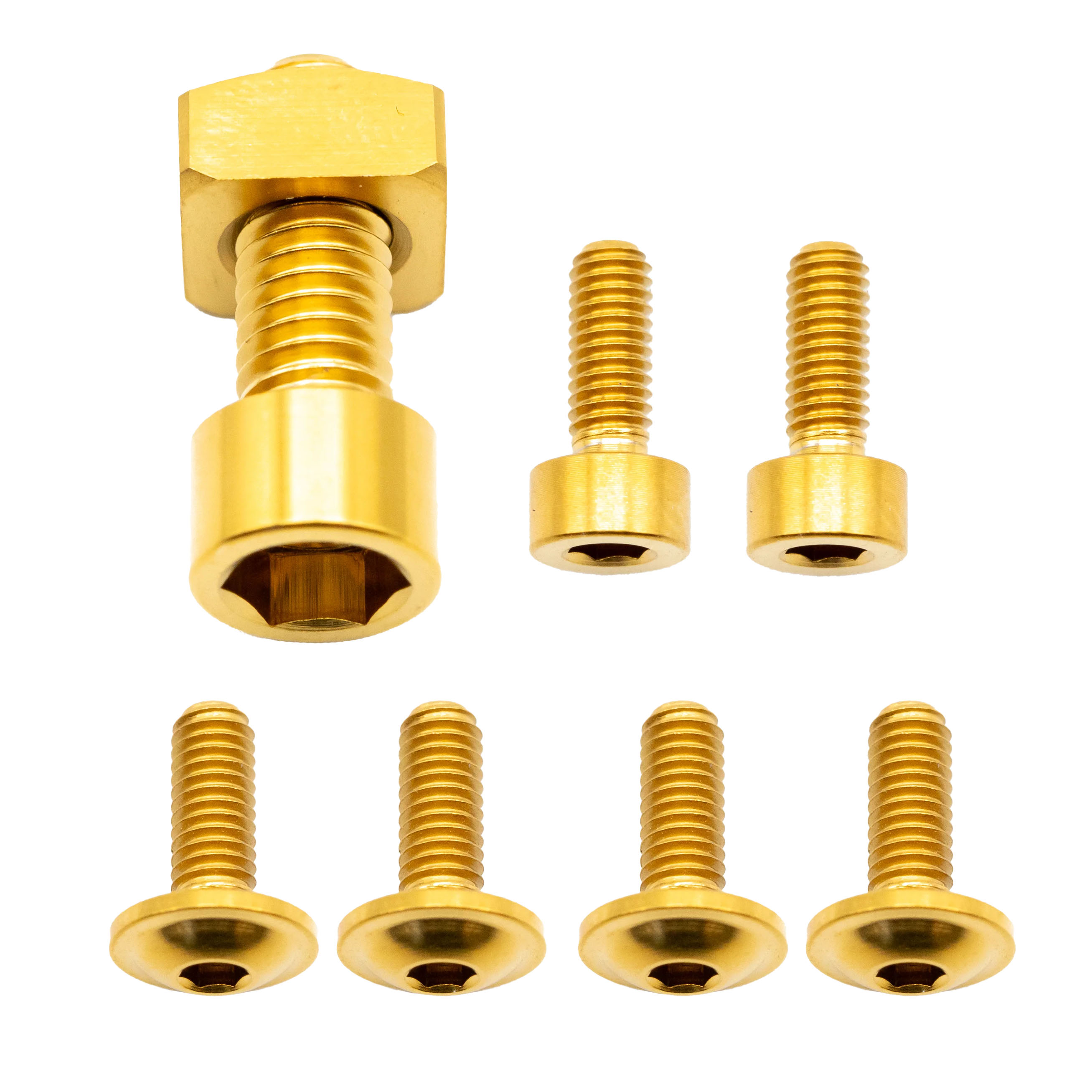 Better Bolts Fox 36 Fork Ti Bolt Kit 2026+ Grip Gold 8/Count