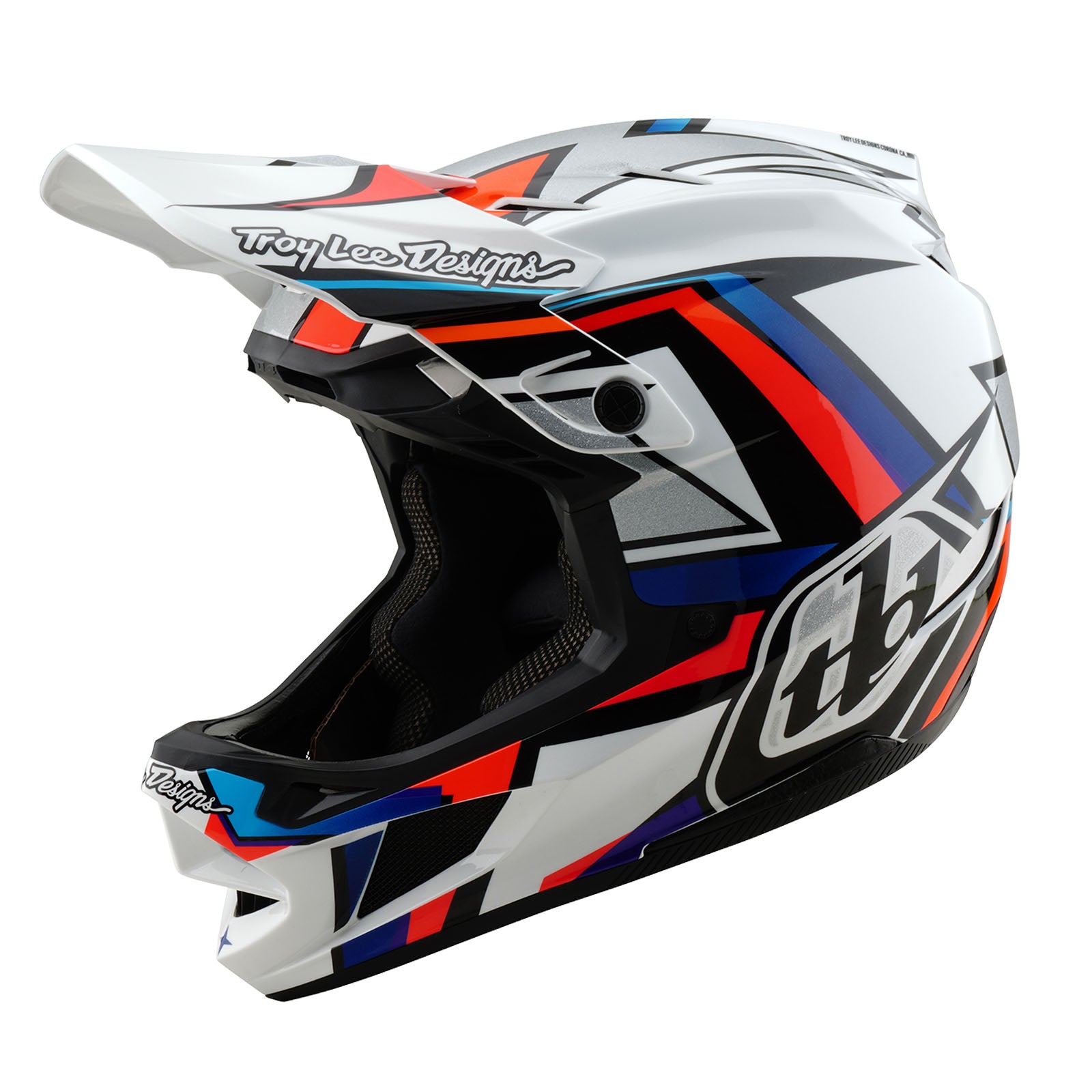 D4 Composite Helmet Frames White / Silver - Image 7