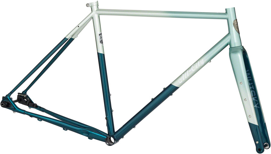 All-City Cosmic Stallion Frameset - 650b/700c, Steel, Rainbow Trout