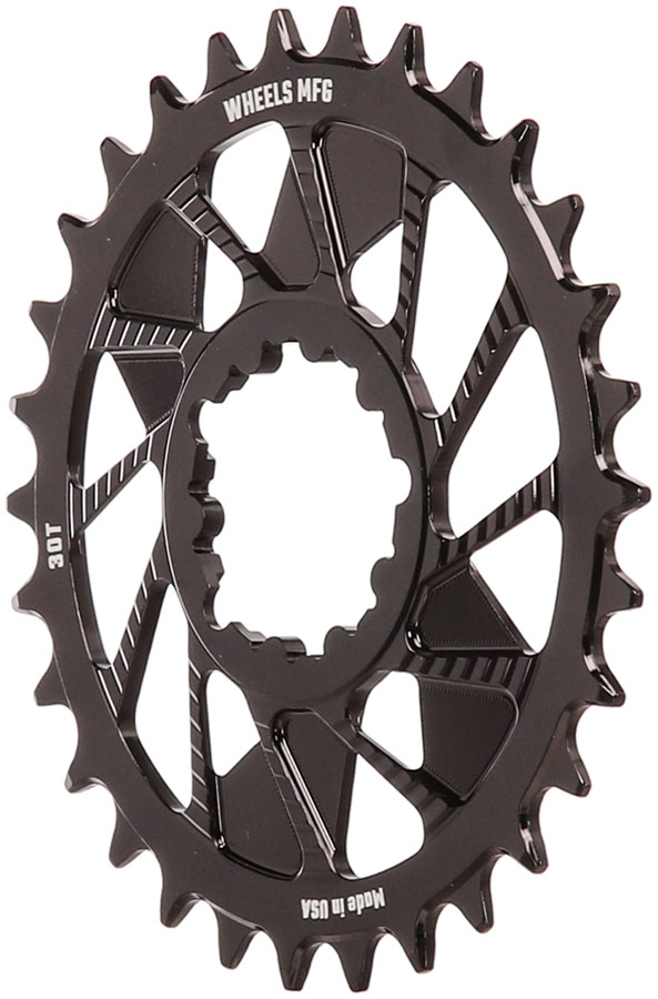 Wheels Manufacturing 3-Bolt Direct Mount Hyperglide+ Chain Compatible Chainring - Image 2