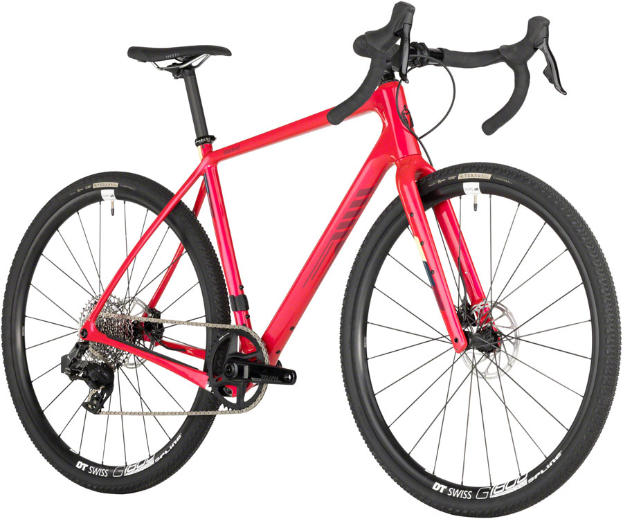 Salsa Warbird C Rival XPLR AXS Bike - 700c, Carbon, Red - Image 2