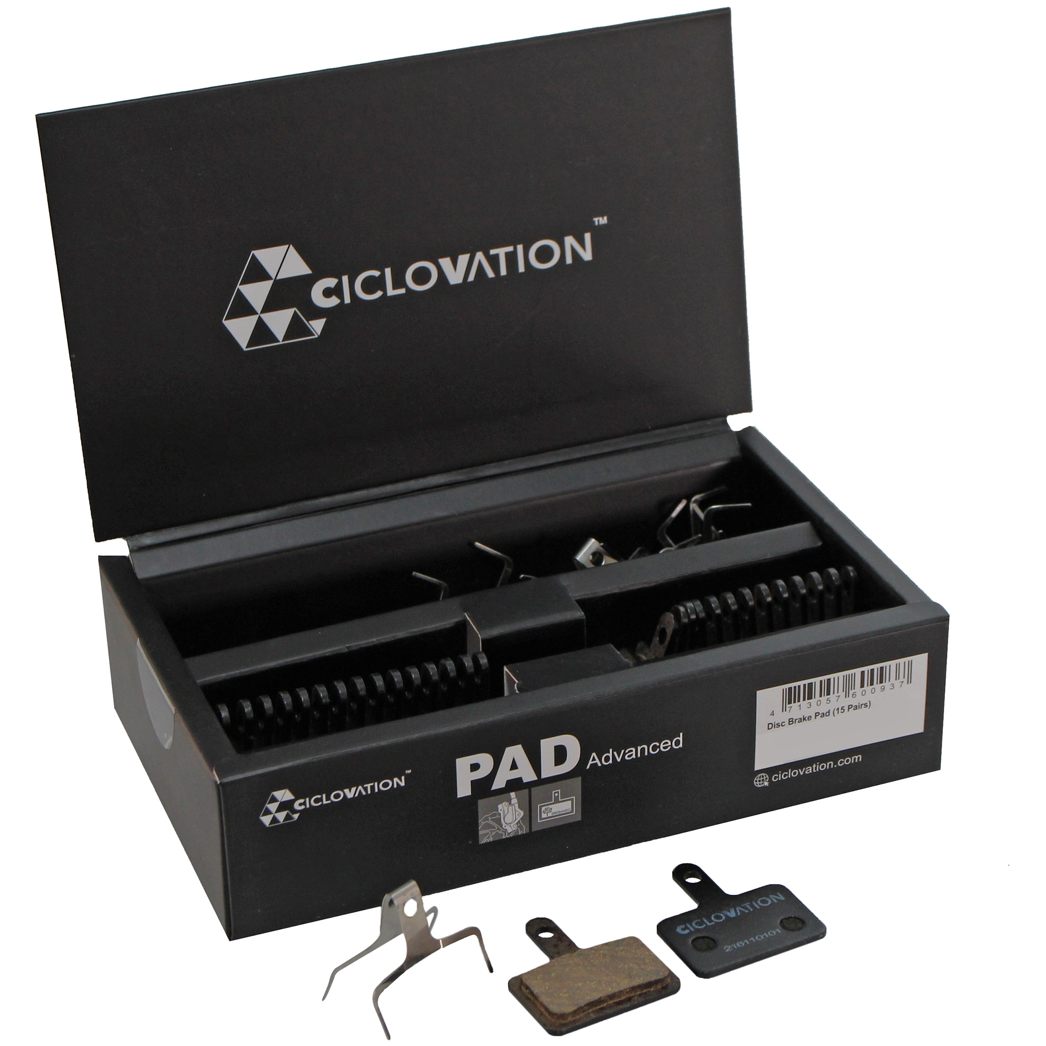 Ciclovation Shimano (B-type 2-piston) Pads Organic Box/15