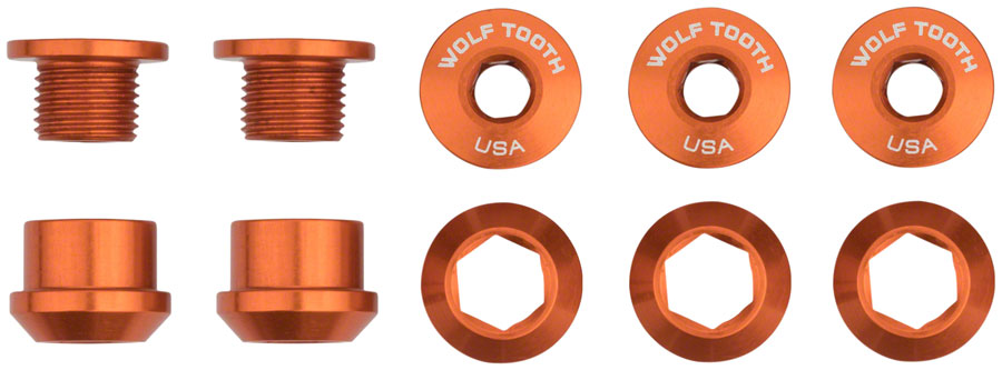Wolf Tooth 1x Chainring Bolt Set - 6mm Dual Hex Fittings - Image 17