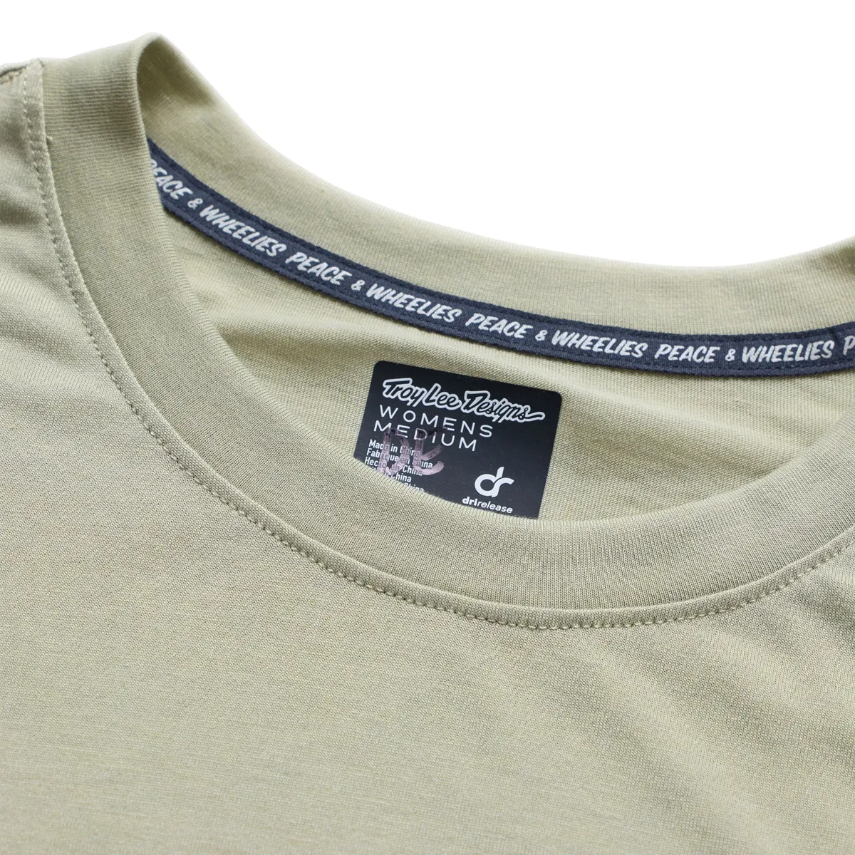 Womens Lilium Ride SS Tee Stamps Sage - Image 4