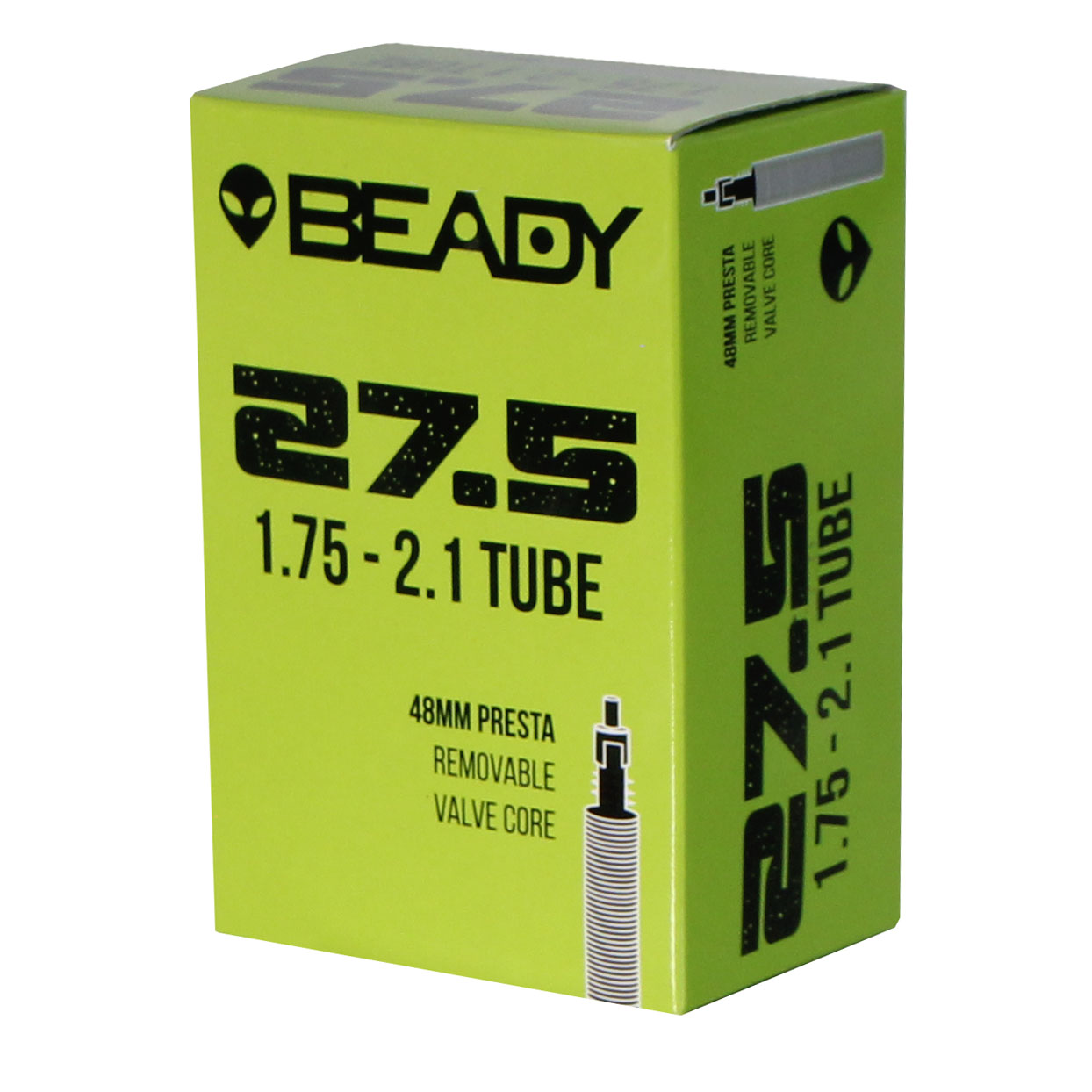 Beady Butyl Tube 27.5x1.75-2.1" PV 48mm  >