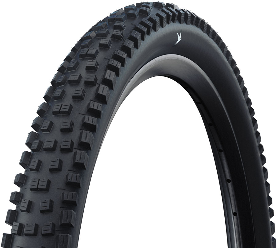 Schwalbe Nobby Nic Tire - 29 x 2.40 Tubeless Folding BLK Standard Addix Green E-50