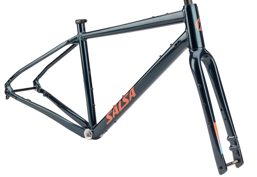 Salsa Journeyer Drop Bar Frameset - Aluminum Midnight Blue
