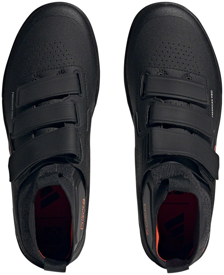 Five Ten Freerider Pro Mid VCS Flat Shoes - Men's, Core Black/Solar Red/Gray Three - Image 3