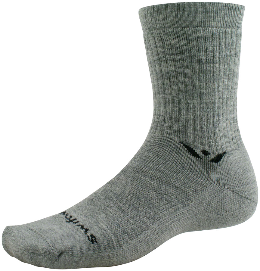 Swiftwick Pursuit Hike Light Cushion Wool Socks - 6", Light Weight