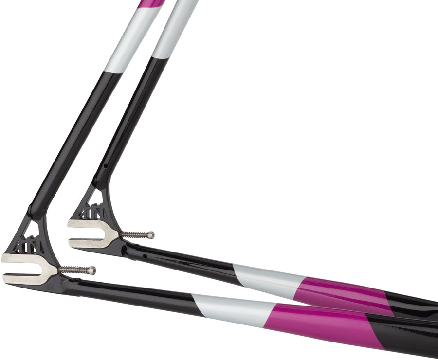 All-City Big Block Frameset - 700c, Steel, Midnight/Frost/Violet - Image 4