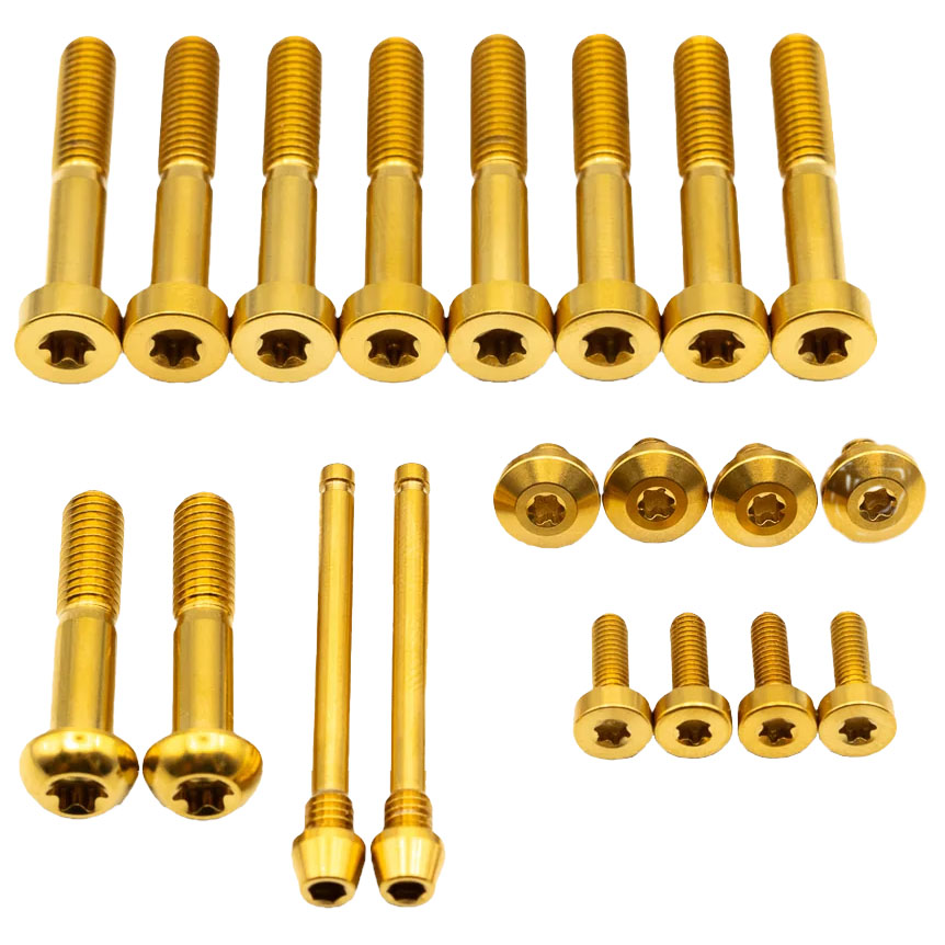 Better Bolts SRAM Maven Ti Brake Bolt Kit BRZ Gold 20/Count Better Bolts SRAM Maven Ti Brake Bolt Kit BRZ Gold 20/Count