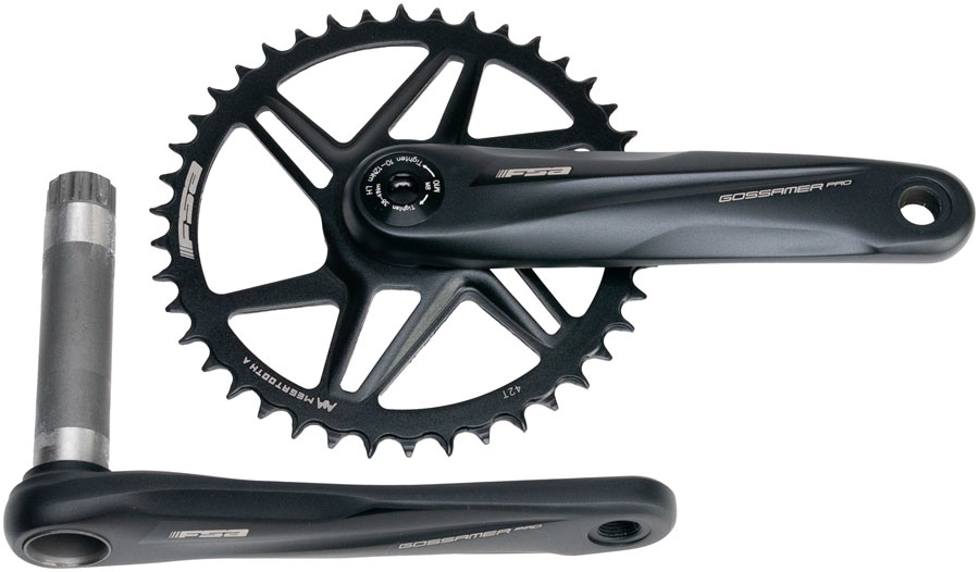 Full Speed Ahead Gossamer Pro AGX+ 1x Crankset - 175mm 11-Speed 42t Direct Mount MegoExo Spindle BLK