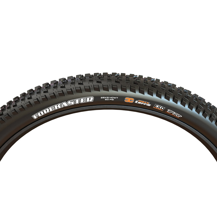 Maxxis Forekaster Mountain Tire 27.5''x2.40 Folding Tubeless Ready 3C Maxx Terra EXO Wide Trail 60TPI Black