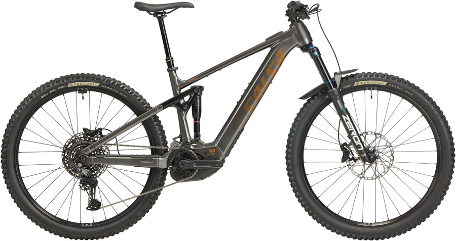 Salsa Notch Cues 10 Ebike - 29", Aluminum, Charcoal Black