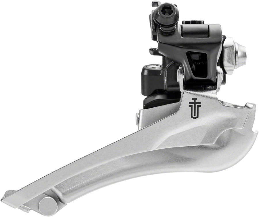 microSHIFT Sword Black Front Derailleur - 9-Speed Double 46-52t Max Ring variant 2