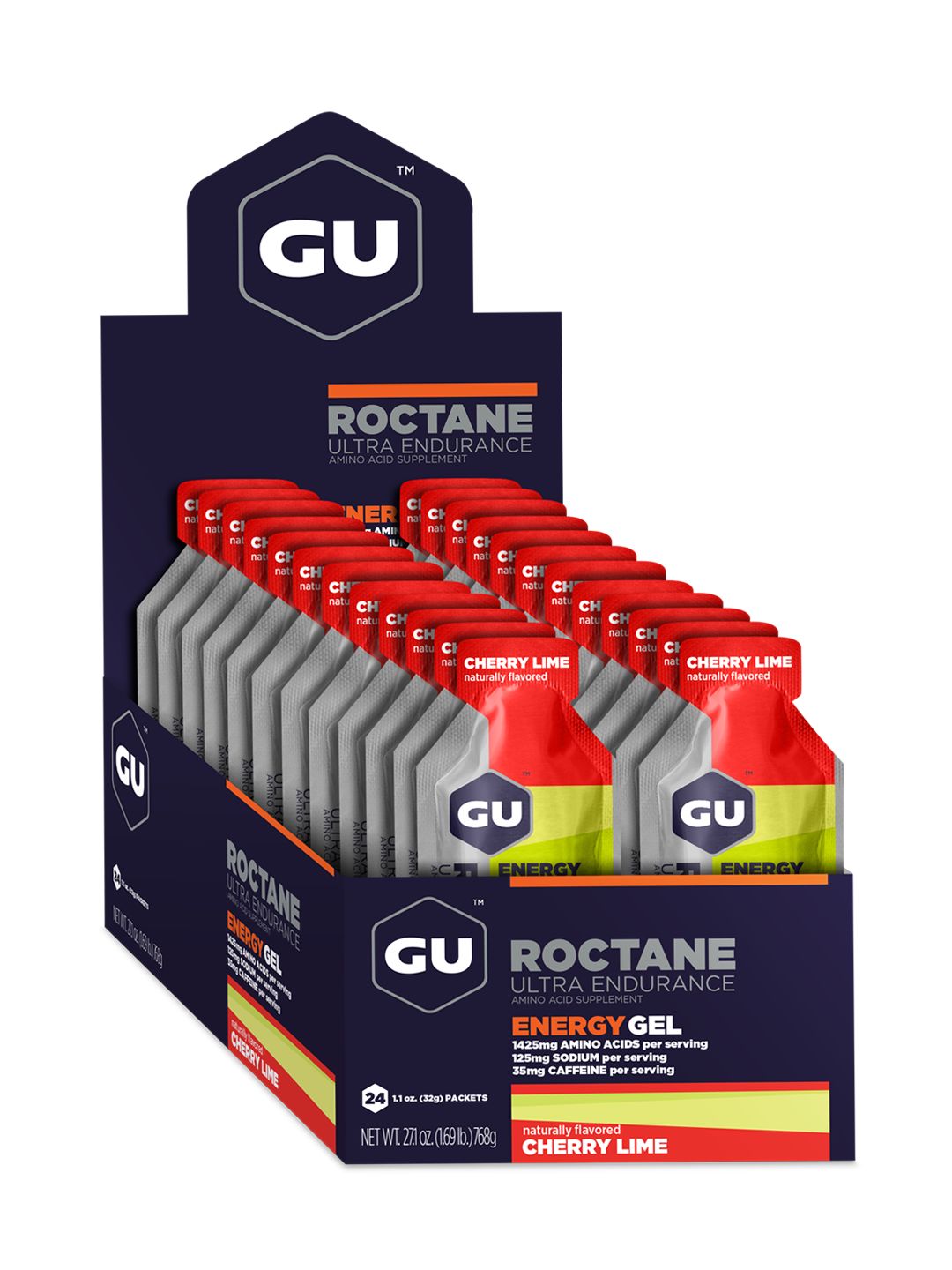Supplement GU Roctane Cherry Lime 24 Pack