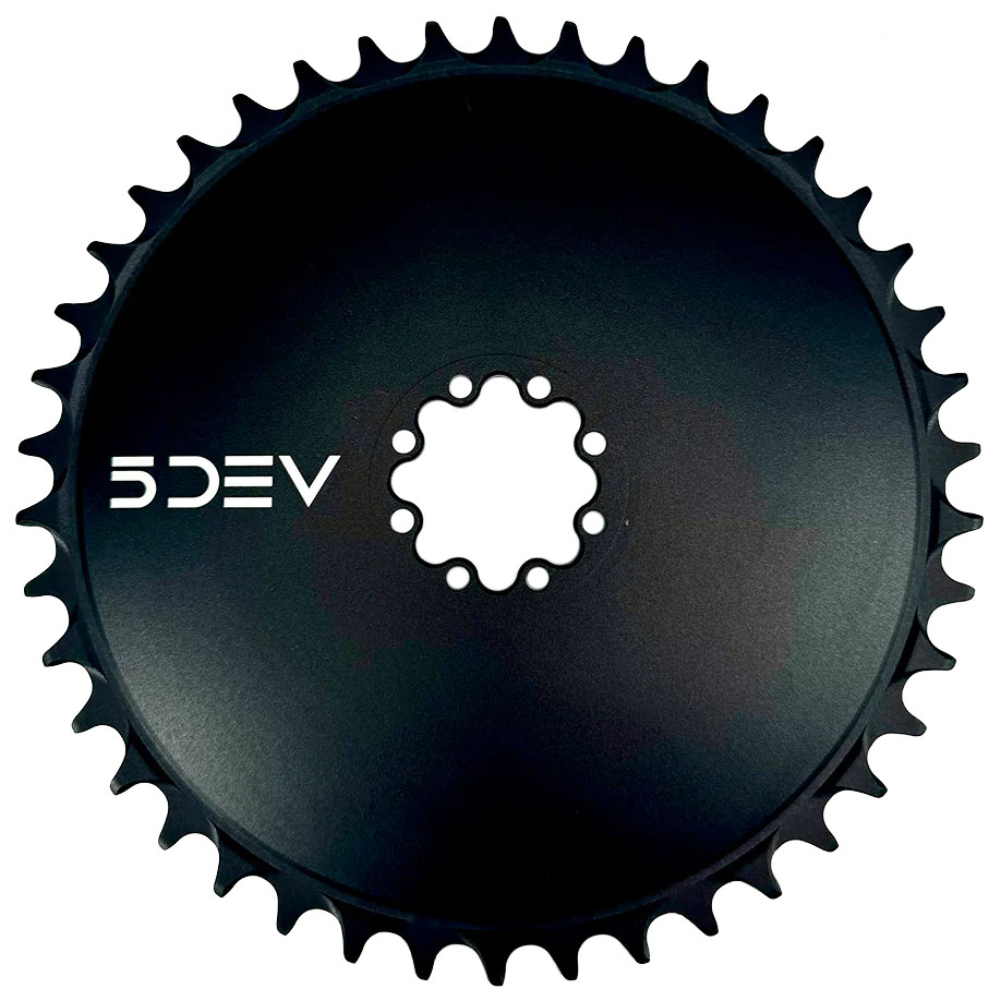 5Dev 7075 Aero Road/Gravel Chainrings, 8-Bolt