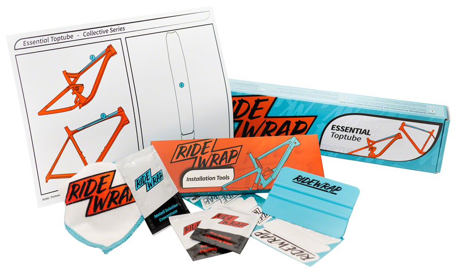 RideWrap Essential Toptube Frame Protection Kit - Image 2