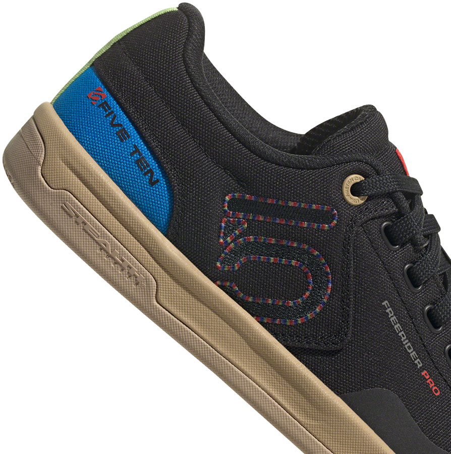 Five Ten Freerider Pro Canvas Flat Shoes - Men's, Core Black/Carbon/Pulse Lime - Image 4