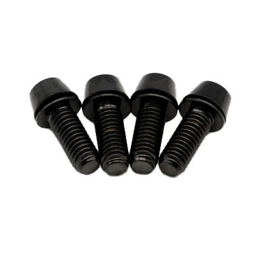 Freedom Coast Titanium Post Mount Bolt Kit 16mm Black 4/Count