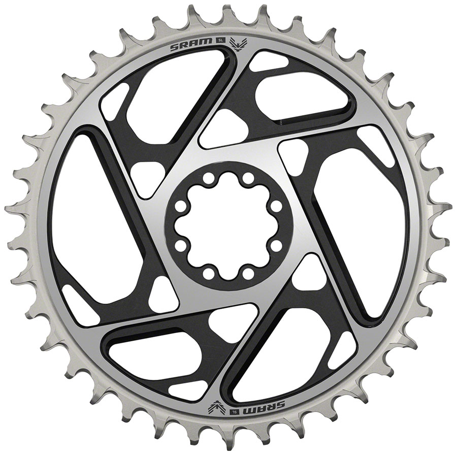 SRAM XX SL Eagle T-Type Direct Mount Chainring - Aluminum BLK/Silver D1