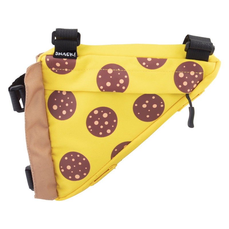 Snack! Pizza Frame Bag Velcro Straps 10.8x1.92x7.48` 63.55 c.i. Pizza