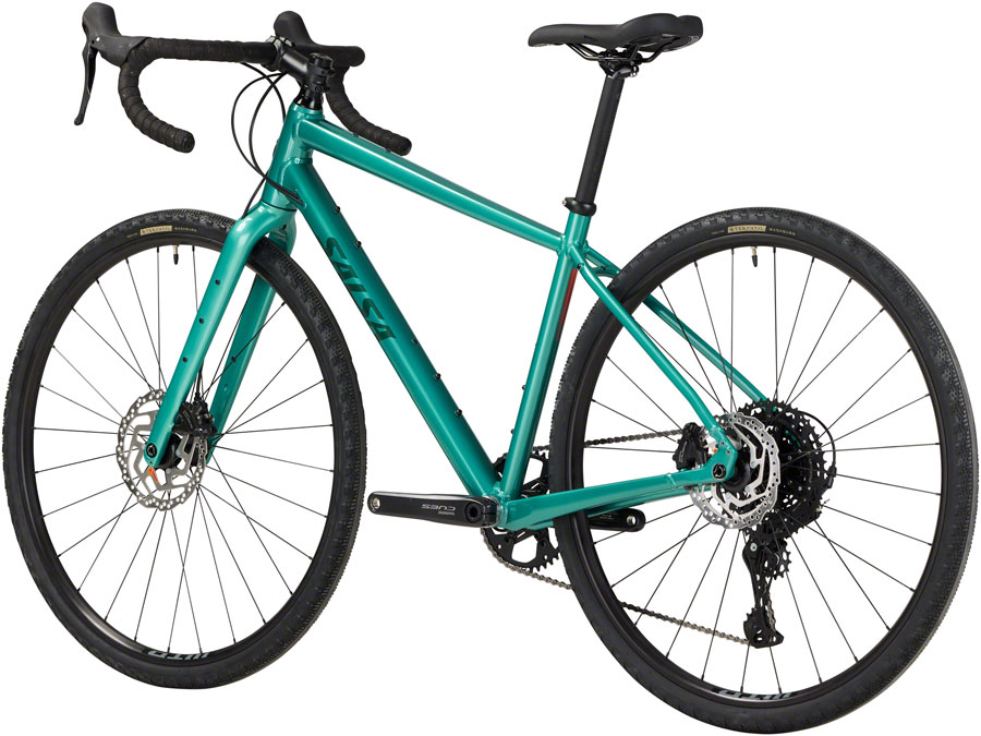 Salsa Journeyer Drop Bar Cues 1x10 Bike - 700c, Aluminum, Teal Green - Image 4