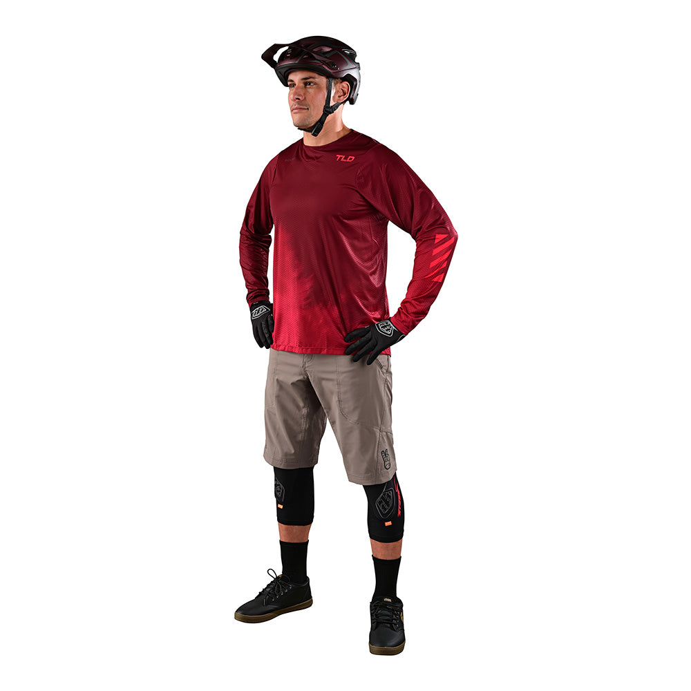 Skyline Air LS Jersey Fades Wine - Image 5