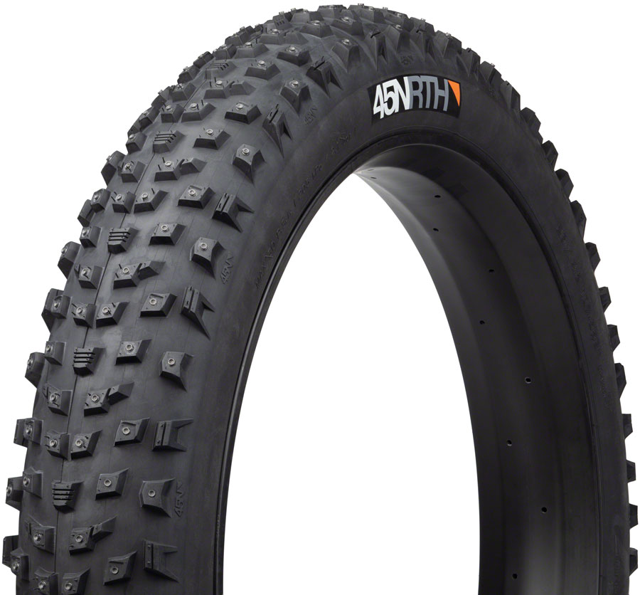 45NRTH Wrathlorde Studded Tire - Tubeless, Folding, Black, 120 TPI, 300 XL Concave Studs variant 2