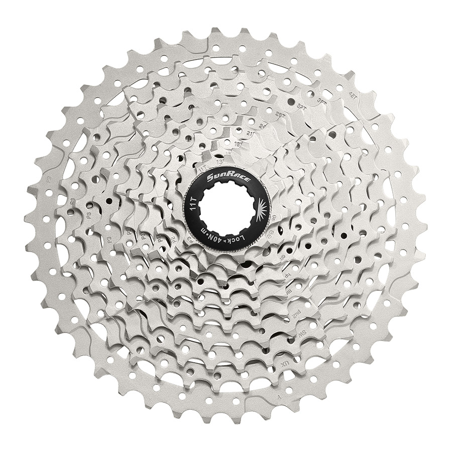 Sun Race CSMS3 Cassette 10 sp. 11-42T For Shimano/SRAM Metallic Silver Sun Race CSMS3 Cassette 10 sp. 11-42T For Shimano/SRAM Metallic Silver