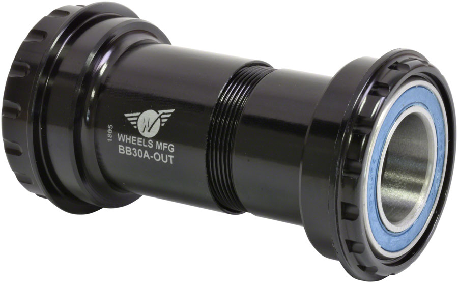 Wheels Manufacturing BB30A Frame to GXP Spindle Outboard Thread Together Bottom Bracket BLK Wheels Manufacturing BB30A Frame to GXP Spindle Outboard Thread Together Bottom Bracket BLK