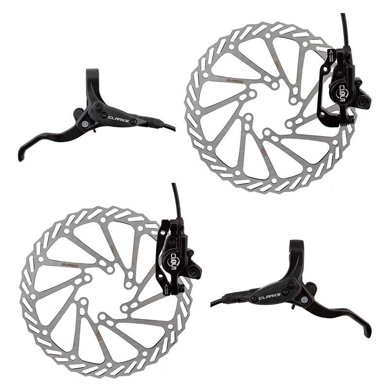 Clarks Clout-1 Hydraulic Disc Brake Kit Pair disc brake Black