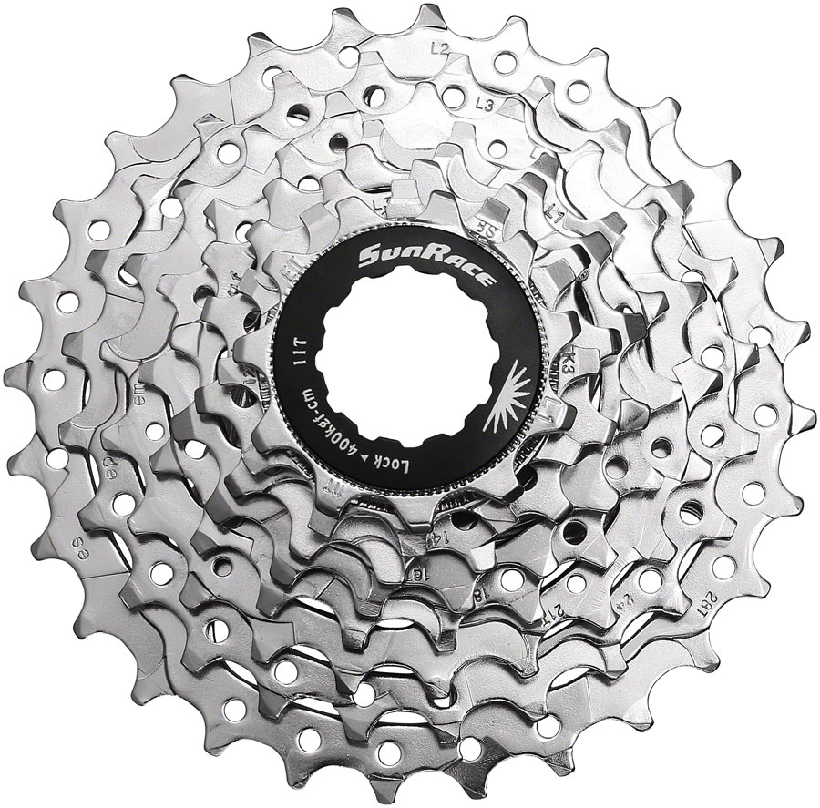 SunRace R86 Cassette - 8-Speed 11-28t Nickel
