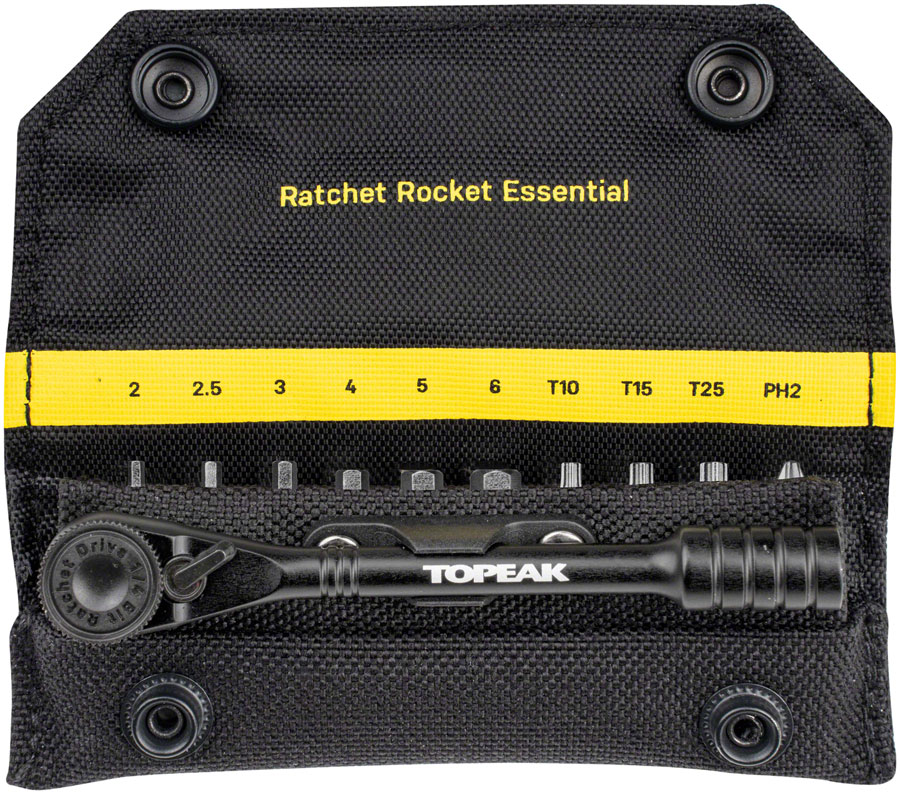 Topeak Ratchet Rocket Essential Tool Kit - with 10 Bits Topeak Ratchet Rocket Essential Tool Kit - with 10 Bits