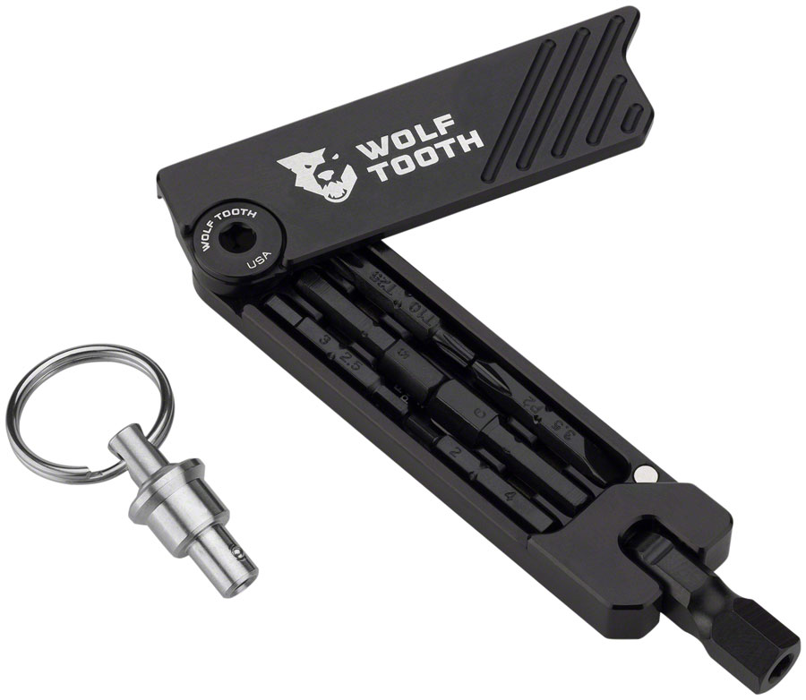 Wolf Tooth 6-Bit Hex Wrench Multi-Tool with Keyring