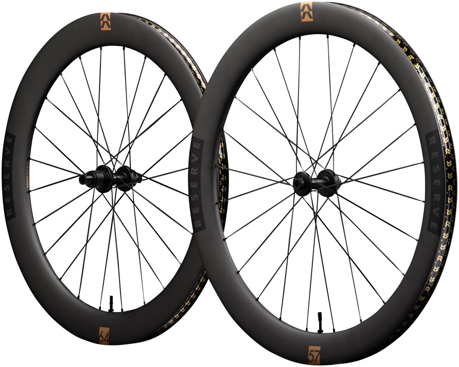 Reserve Wheels Reserve 57/64 Turbulent Aero Wheelset - 700 12 x 100/12 x 142 Center-Lock XDR Carbon DT240 Reserve Wheels Reserve 57/64 Turbulent Aero Wheelset - 700 12 x 100/12 x 142 Center-Lock XDR Carbon DT240