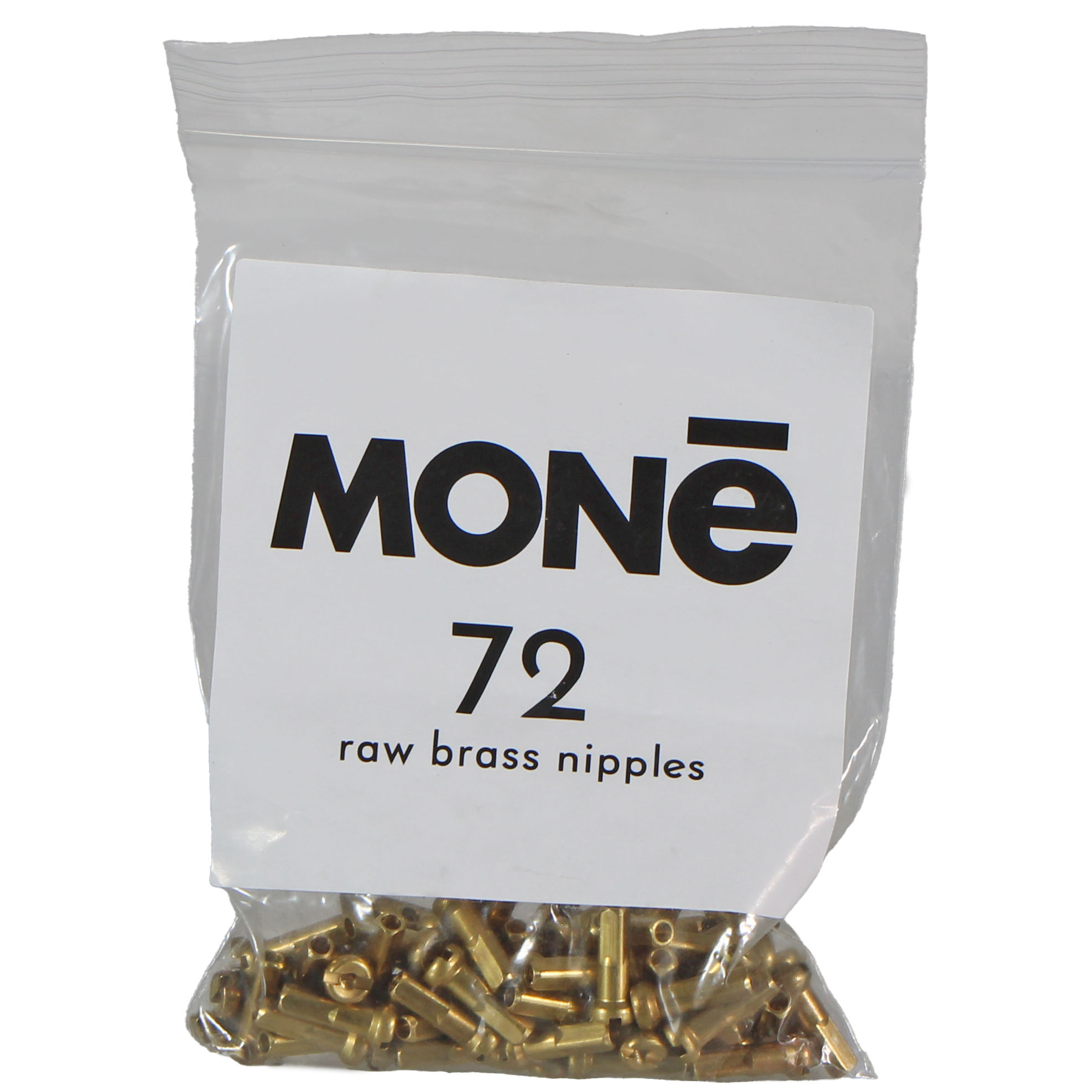Mone Raw Brass Nipples - 14g/14mm Brass