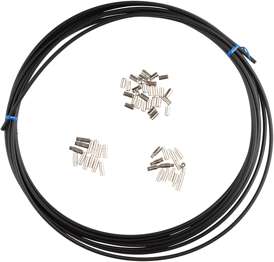 Shimano SIS SP51 Derailleur Housing - 5mm x 25ft Includes End Caps Black