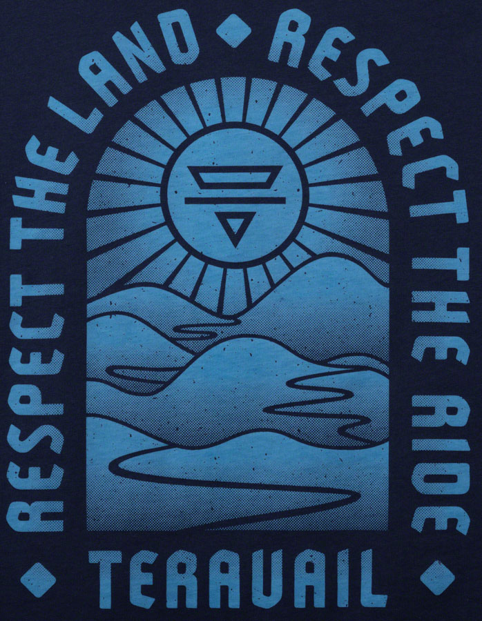 Teravail Landmark T-Shirt - Navy, Unisex - Image 4