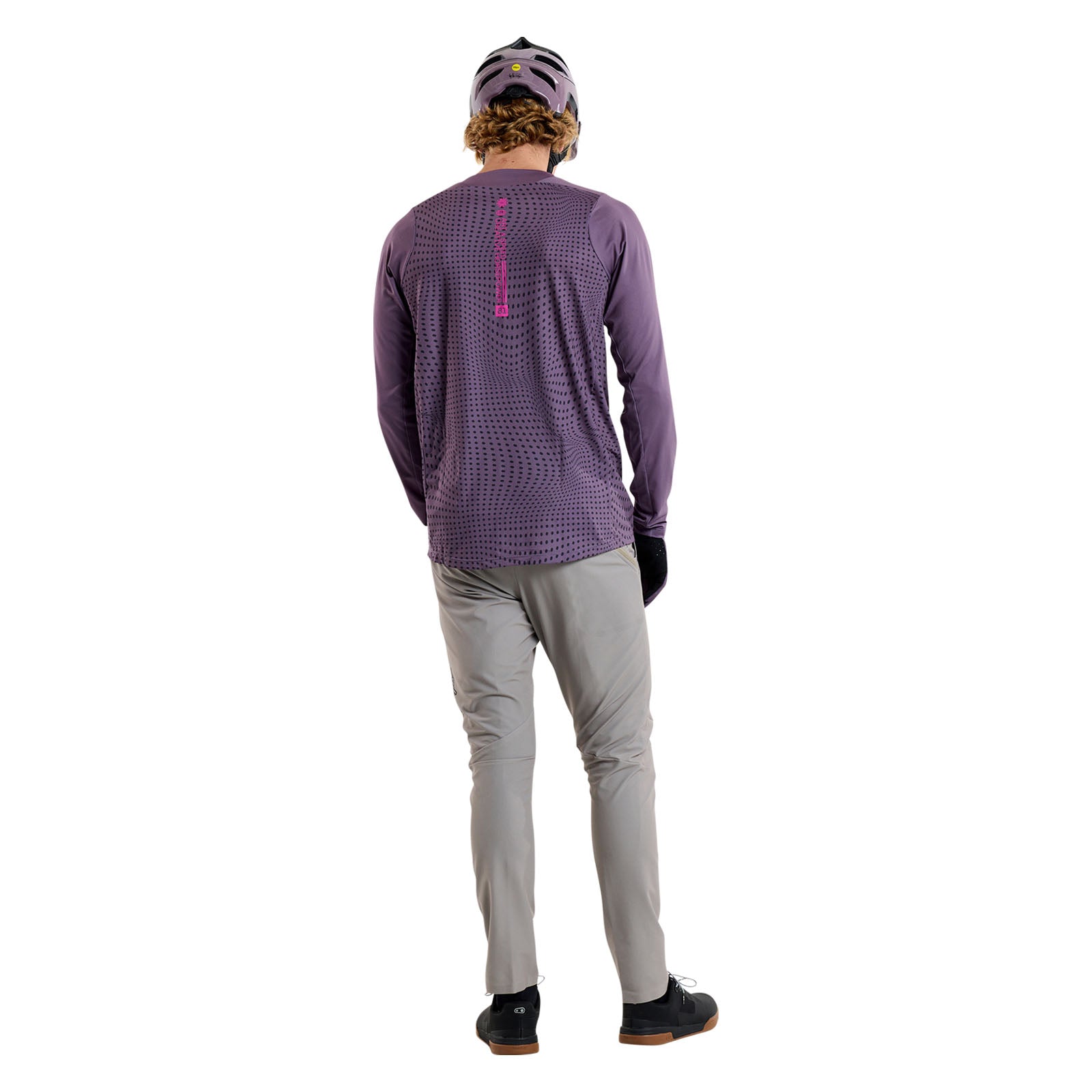 Skyline Long Sleeve Jersey Radioscape Deep Purp - Image 11