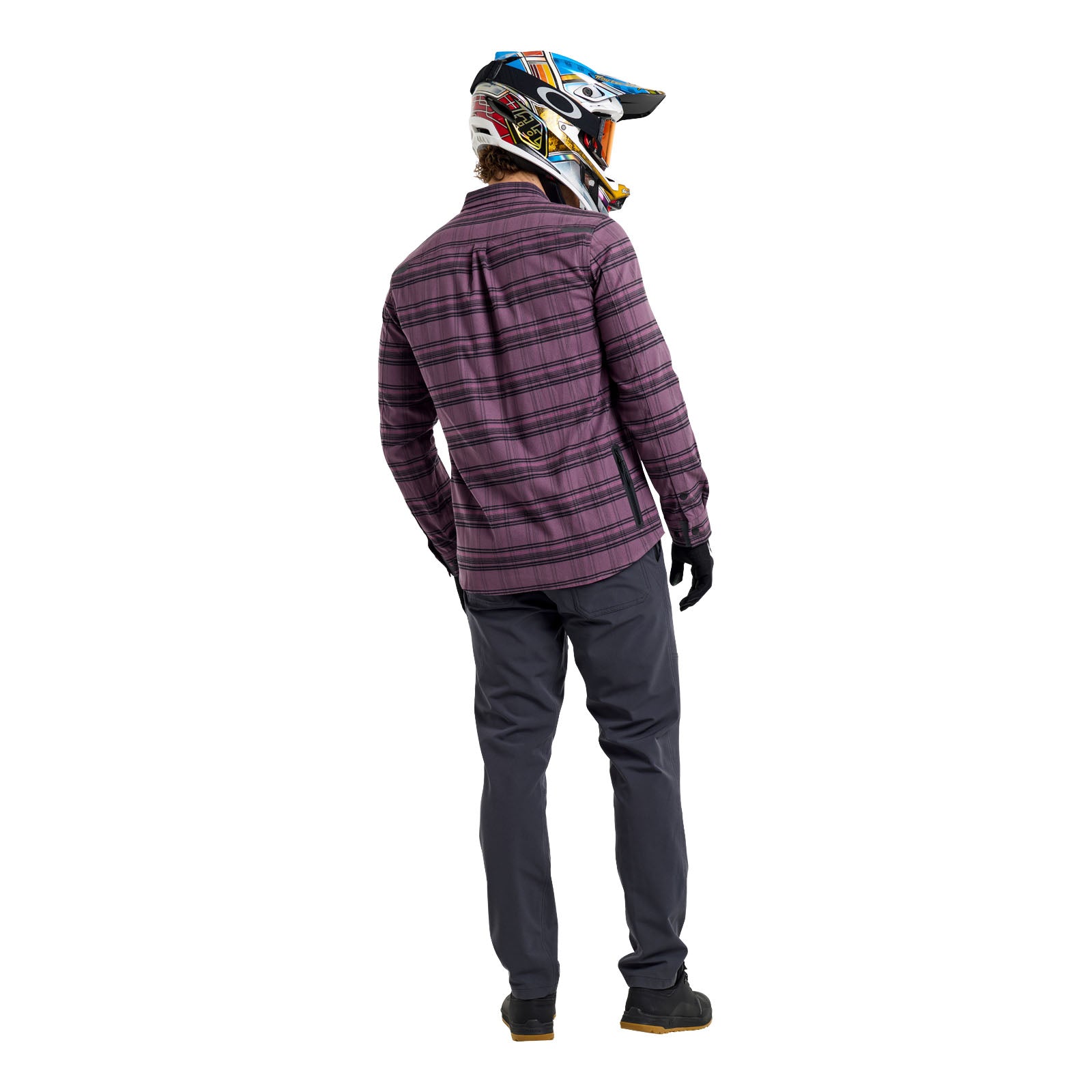 Grind Flannel Yd Plaid Deep Purp - Image 10