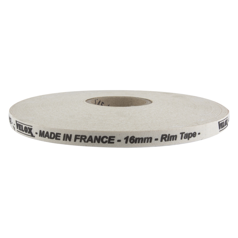 Velox Rim Tape Universal 16mm White Velox 100m Roll Cloth Velox Rim Tape Universal 16mm White Velox 100m Roll Cloth