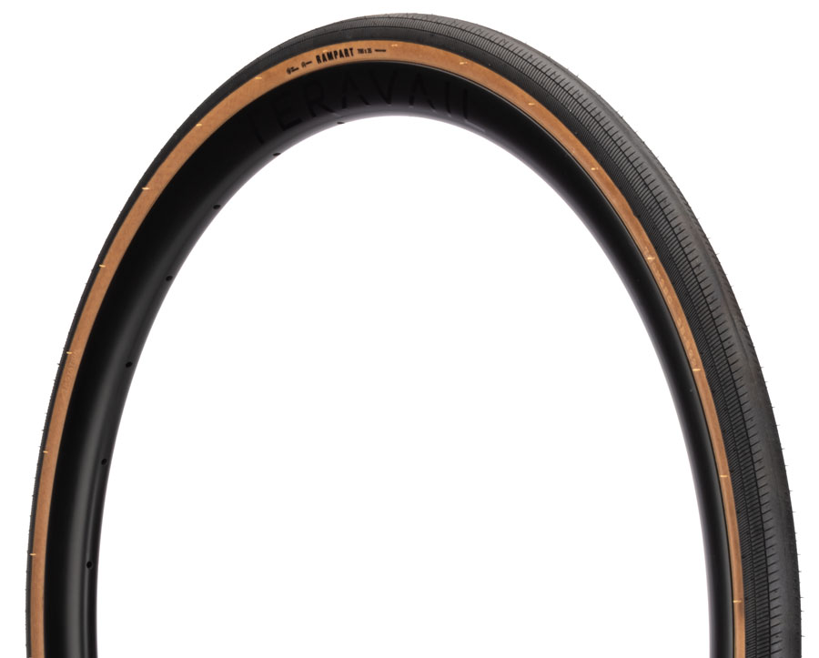 Teravail Rampart Tire - 700 x 32 Tubeless Folding Tan Durable Fast Compound
