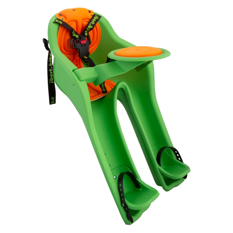 Ibert Safe-T-Seat 26`/27.5`/700C Green Front Mount 38lbs Disc or Non-Disc