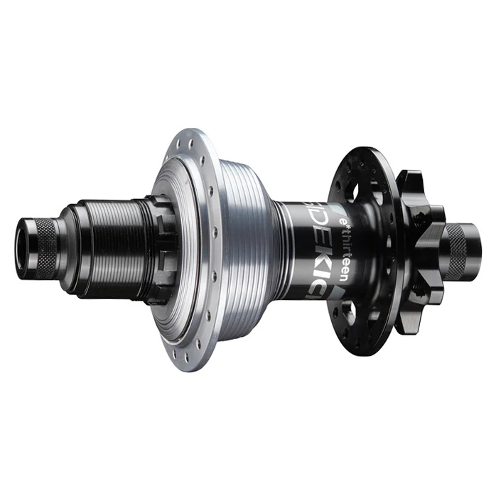 e*thirteen Sidekick Rear Hub - Black/Silver